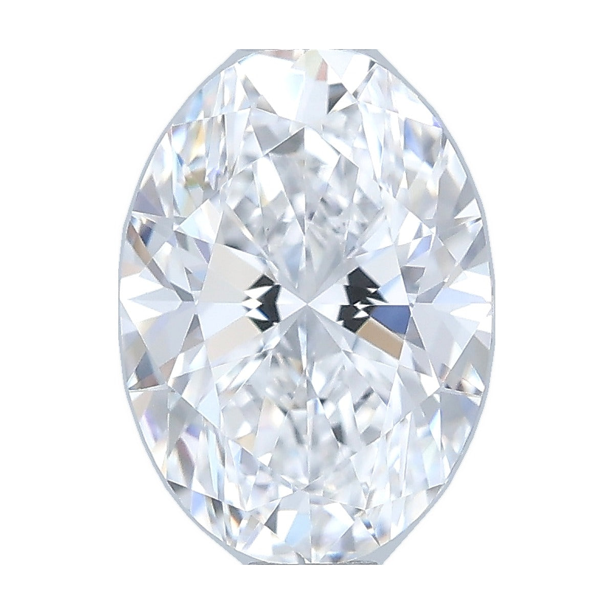 1.03 ct oval lab-grown diamond, D color, VS1 clarity, IGI certified, still from its 360° video