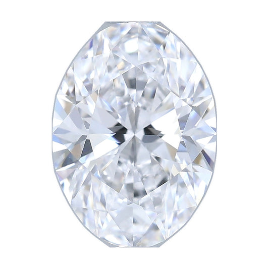 1.03 ct oval lab-grown diamond, D color, VS1 clarity, IGI certified, still from its 360° video