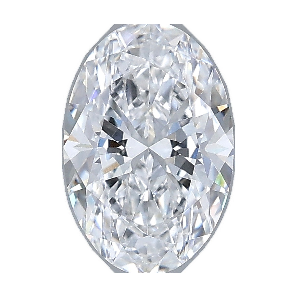 1.03 ct oval lab-grown diamond, D color, VS1 clarity, IGI certified, still from its 360° video