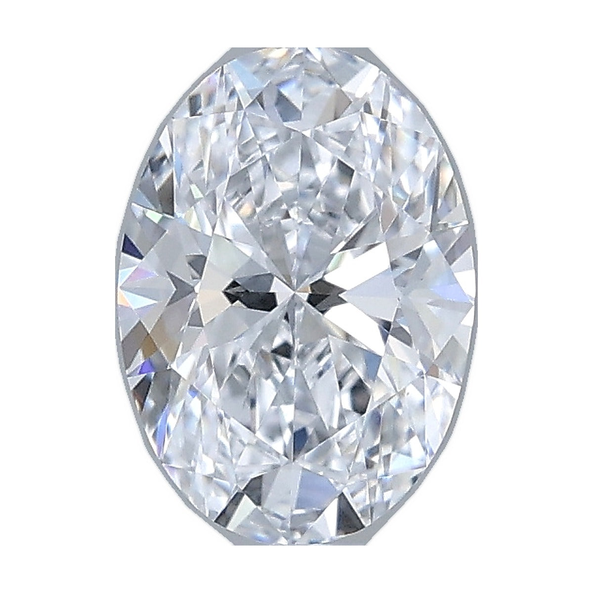 1.03 ct oval lab-grown diamond, E color, VS1 clarity, IGI certified, still from its 360° video