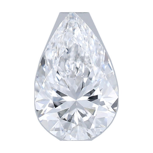 1.03 ct pear lab-grown diamond, D color, VS2 clarity, IGI certified, still from its 360° video