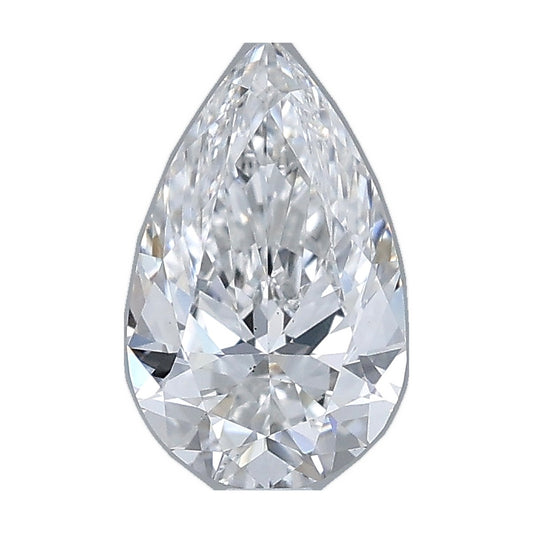 1.03 ct pear lab-grown diamond, E color, VS2 clarity, IGI certified, still from its 360° video