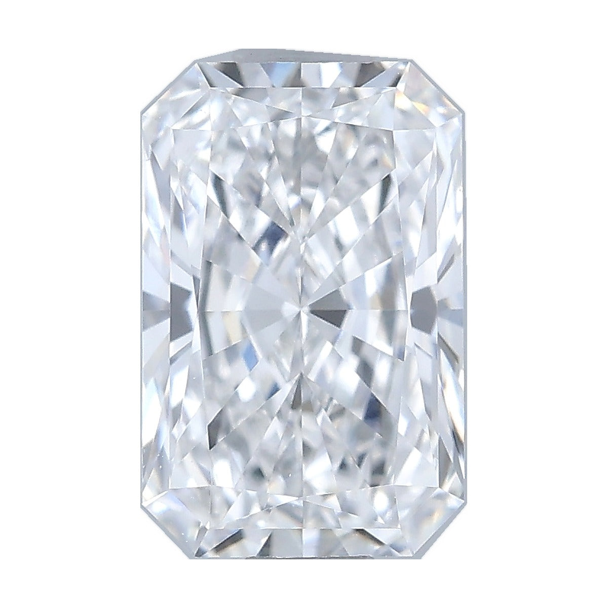 1.03 ct radiant lab-grown diamond, D color, VVS2 clarity, IGI certified, still from its 360° video