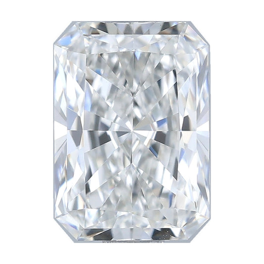 1.03 ct radiant lab-grown diamond, F color, VS1 clarity, IGI certified, still from its 360° video