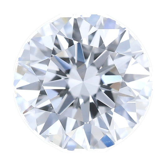 1.03 ct round lab-grown diamond, D color, VS1 clarity, IGI certified, still from its 360° video