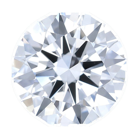 1.03 ct round lab-grown diamond, D color, VS1 clarity, IGI certified, still from its 360° video