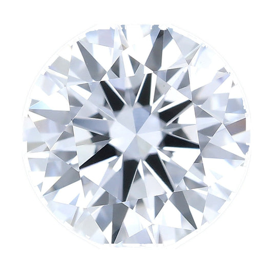 1.03 ct round lab-grown diamond, D color, VVS2 clarity, IGI certified, still from its 360° video