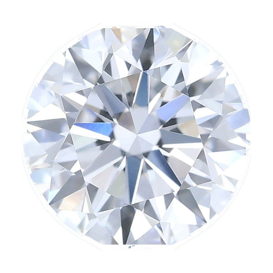 1.03 ct round lab-grown diamond, D color, VVS2 clarity, IGI certified, still from its 360° video