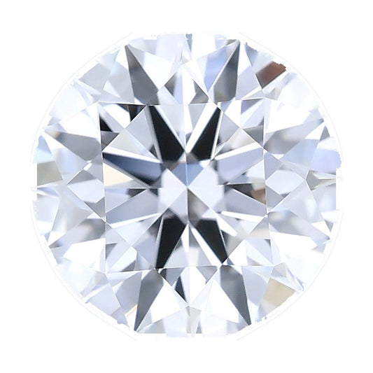 1.03 ct round lab-grown diamond, D color, VVS2 clarity, IGI certified, still from its 360° video
