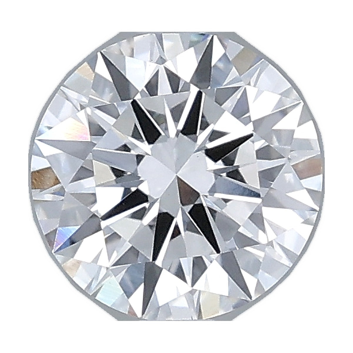 1.03 ct round lab-grown diamond, D color, VVS2 clarity, IGI certified, still from its 360° video