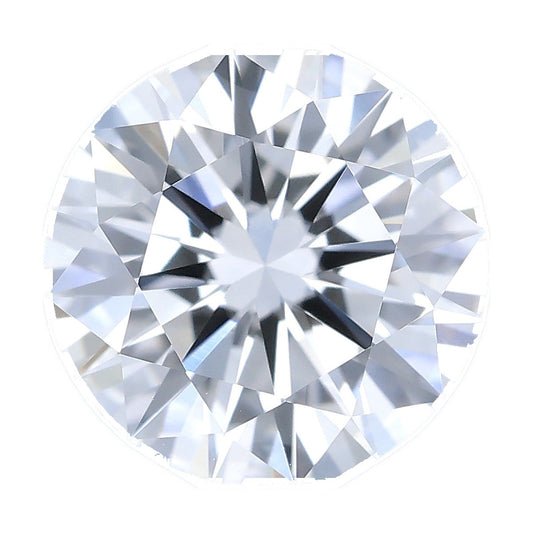 1.03 ct round lab-grown diamond, E color, VVS2 clarity, IGI certified, still from its 360° video