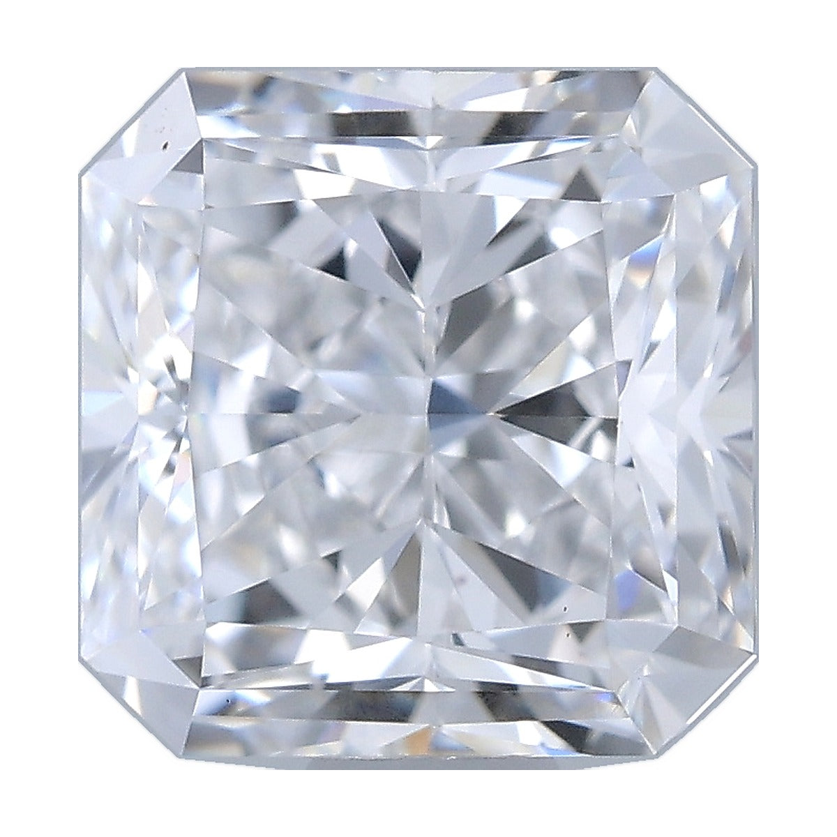 1.03 ct square radiant lab-grown diamond, D color, VS1 clarity, GIA certified, still from its 360° video