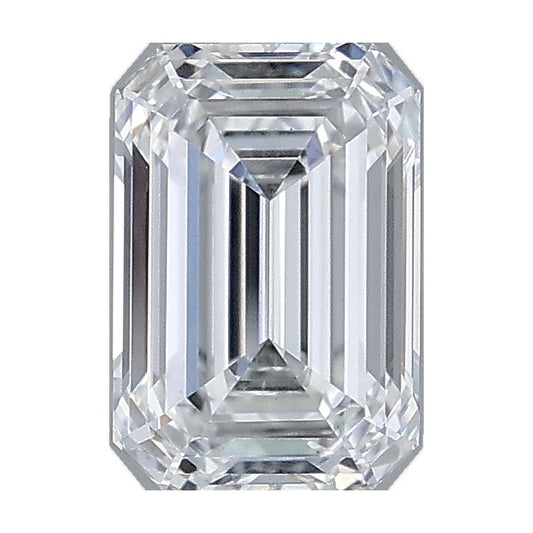 1.04 ct emerald lab-grown diamond, E color, VVS2 clarity, IGI certified, still from its 360° video