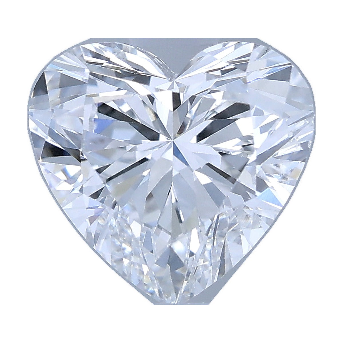 1.04 ct heart lab-grown diamond, D color, VS1 clarity, IGI certified, still from its 360° video