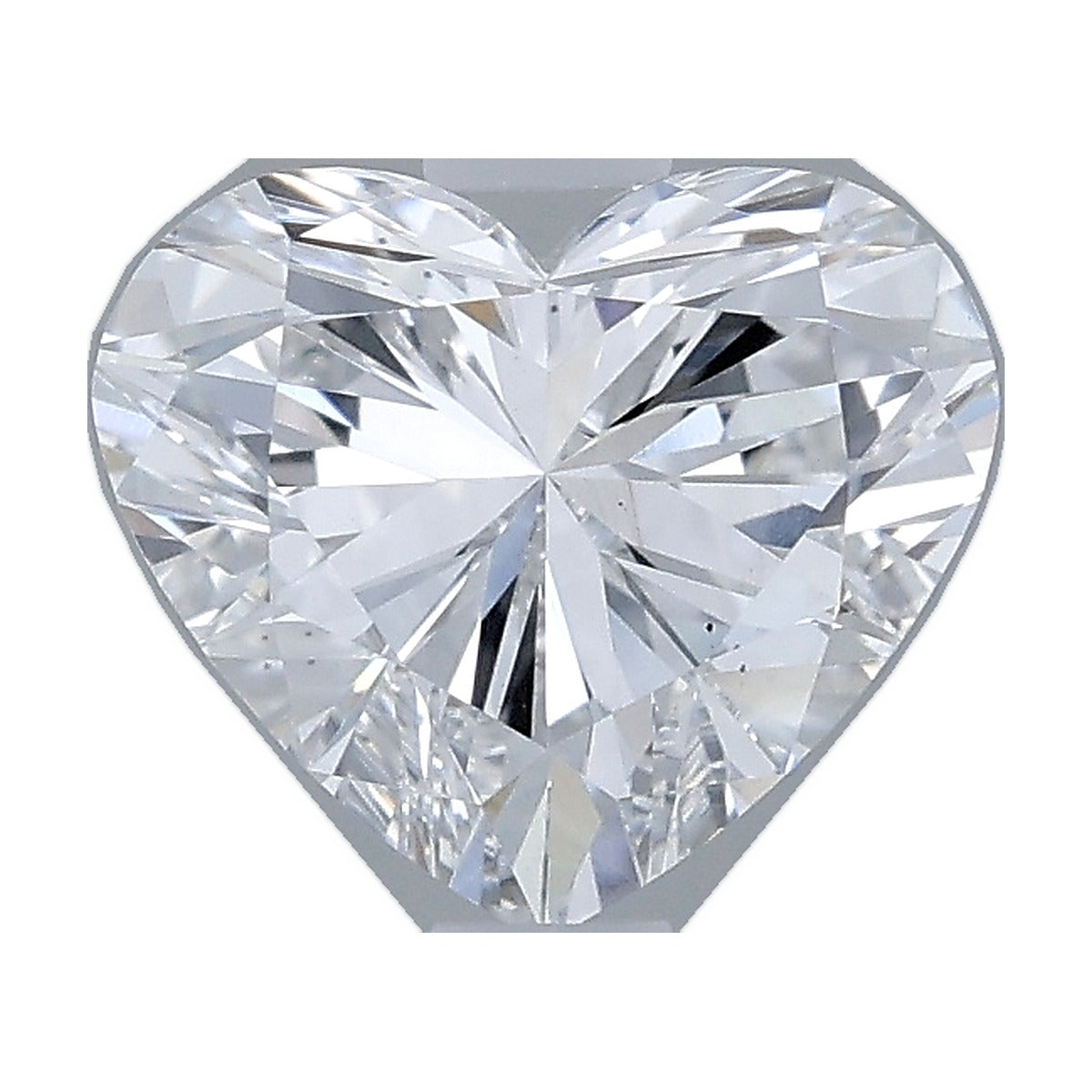 1.04 ct heart lab-grown diamond, D color, VS1 clarity, IGI certified, still from its 360° video