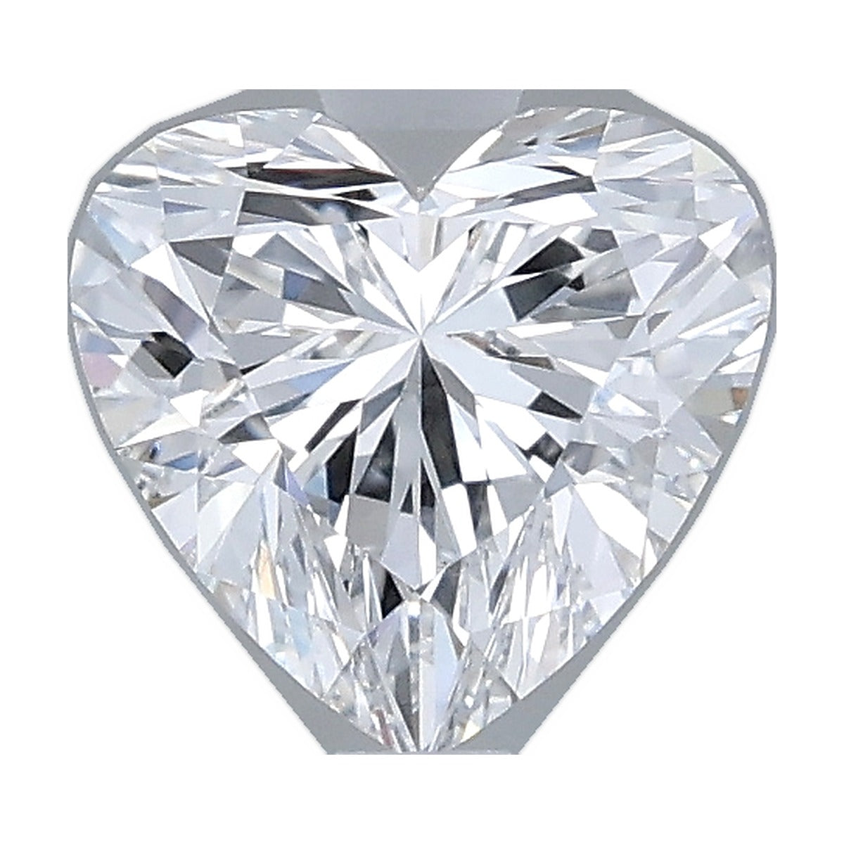 1.04 ct heart lab-grown diamond, D color, VS1 clarity, IGI certified, still from its 360° video