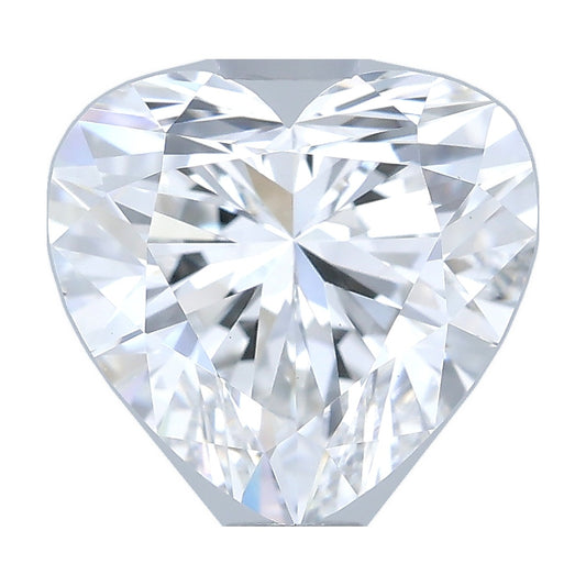 1.04 ct heart lab-grown diamond, E color, VS1 clarity, IGI certified, still from its 360° video