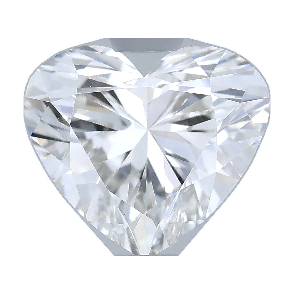 1.04 ct heart lab-grown diamond, F color, VVS2 clarity, IGI certified, still from its 360° video