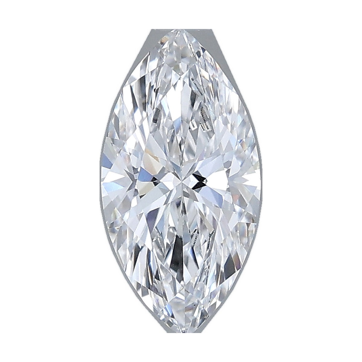 1.04 ct marquise lab-grown diamond, D color, VS1 clarity, IGI certified, still from its 360° video