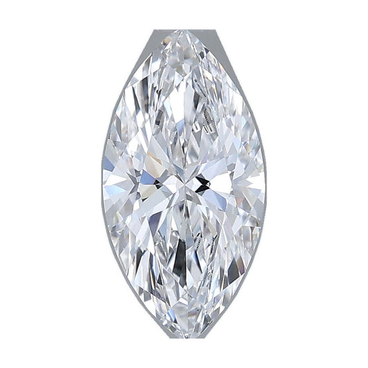 1.04 ct marquise lab-grown diamond, D color, VS1 clarity, IGI certified, still from its 360° video