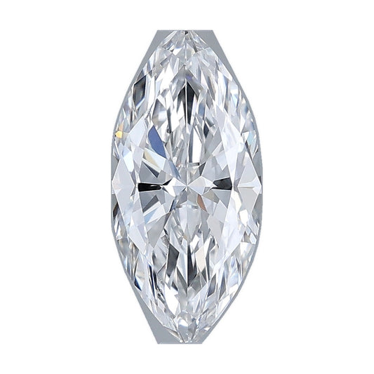 1.04 ct marquise lab-grown diamond, D color, VVS1 clarity, IGI certified, still from its 360° video