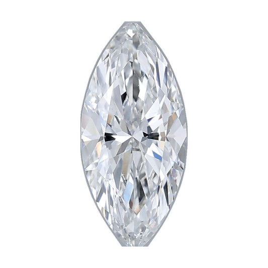 1.04 ct marquise lab-grown diamond, E color, VS2 clarity, IGI certified, still from its 360° video