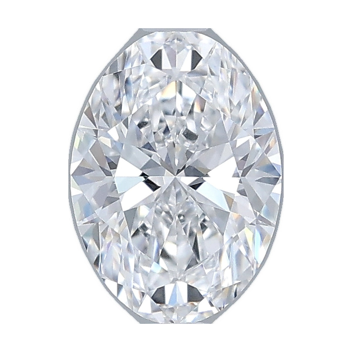 1.04 ct oval lab-grown diamond, D color, VVS1 clarity, IGI certified, still from its 360° video
