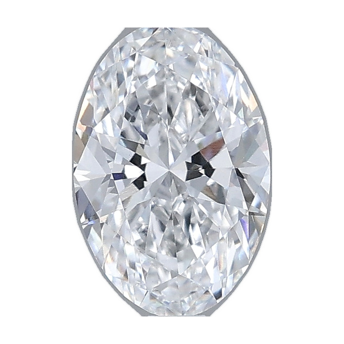 1.04 ct oval lab-grown diamond, D color, VVS2 clarity, IGI certified, still from its 360° video