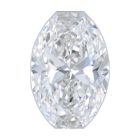1.04 ct oval lab-grown diamond, F color, VS1 clarity, IGI certified, still from its 360° video