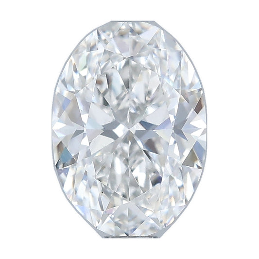 1.04 ct oval lab-grown diamond, F color, VS1 clarity, IGI certified, still from its 360° video