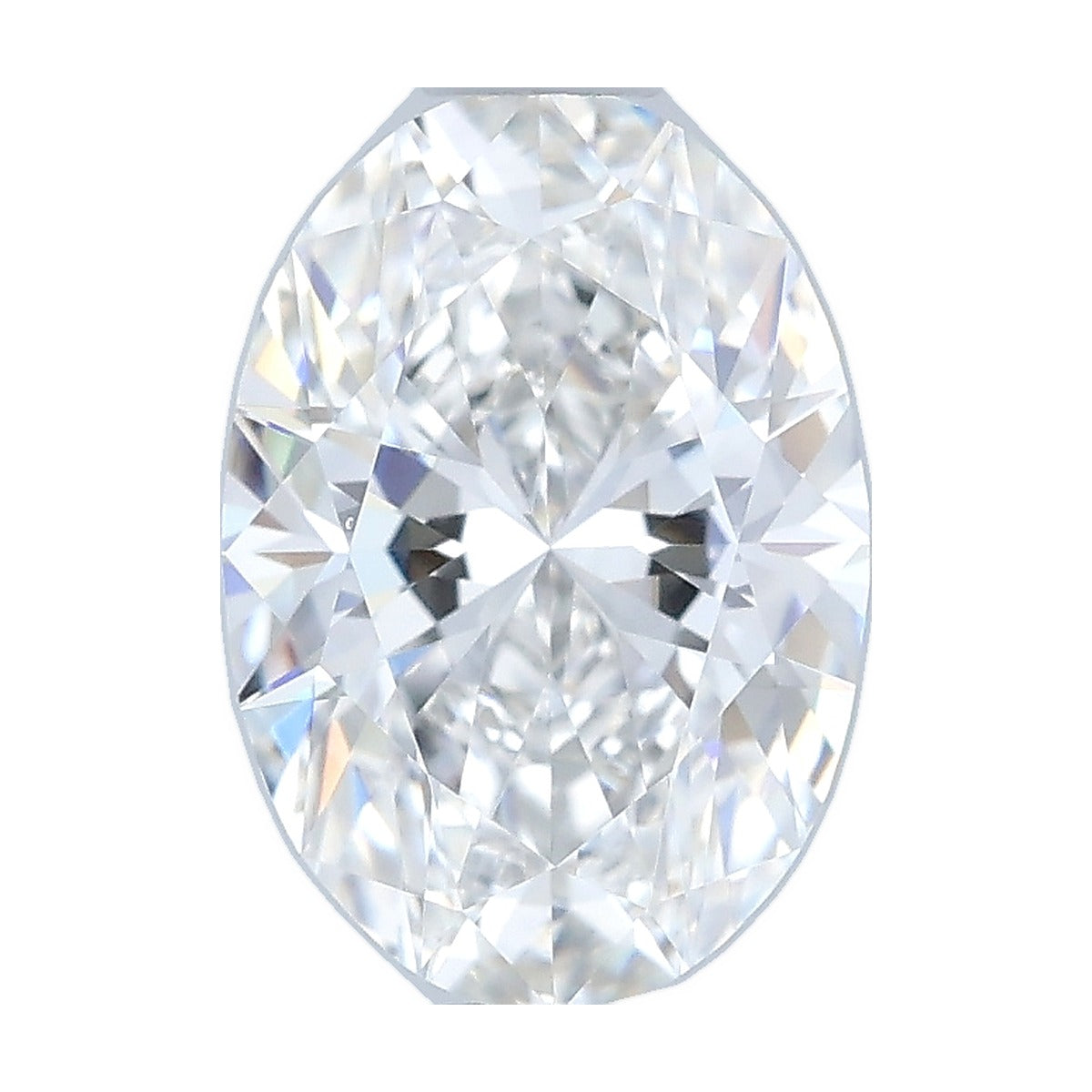 1.04 ct oval lab-grown diamond, F color, VVS2 clarity, IGI certified, still from its 360° video