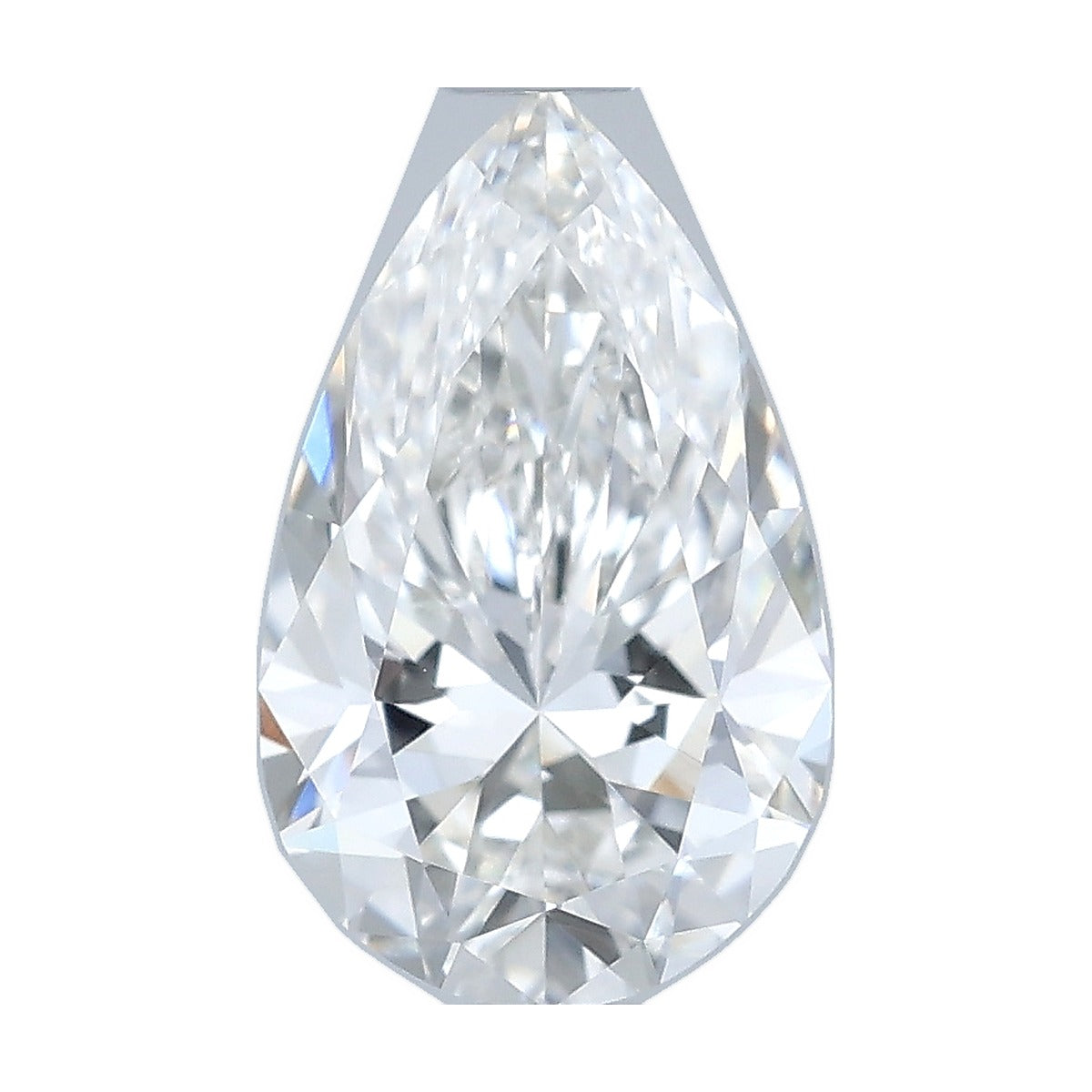 1.04 ct pear lab-grown diamond, F color, VVS1 clarity, IGI certified, still from its 360° video
