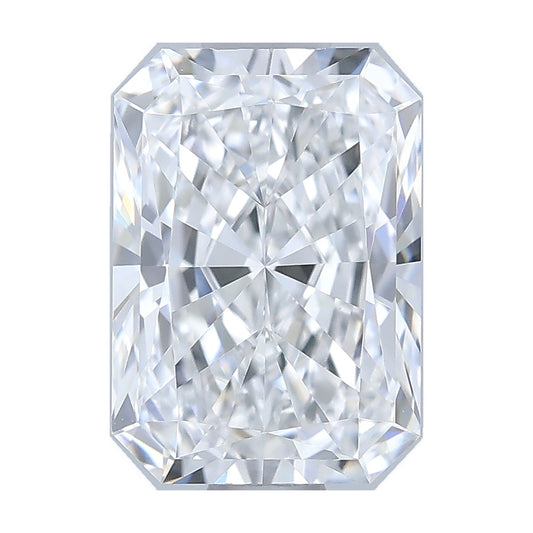 1.04 ct radiant lab-grown diamond, D color, VS1 clarity, IGI certified, still from its 360° video