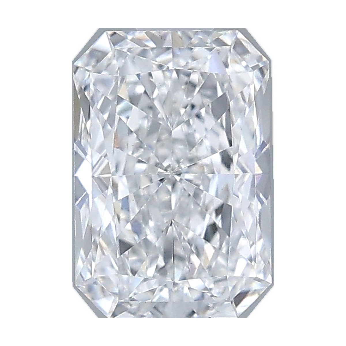 1.04 ct radiant lab-grown diamond, D color, VS1 clarity, IGI certified, still from its 360° video