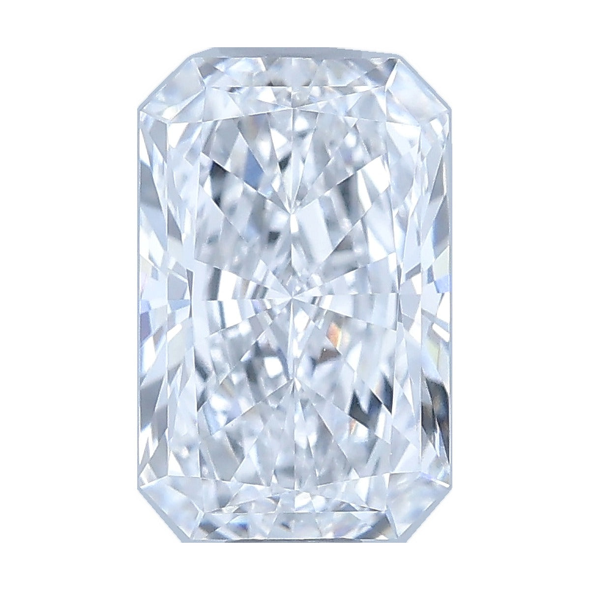 1.04 ct radiant lab-grown diamond, D color, VVS1 clarity, IGI certified, still from its 360° video