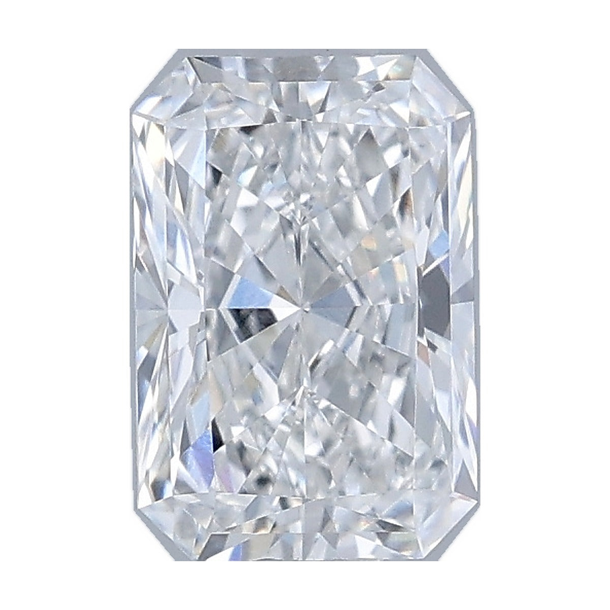 1.04 ct radiant lab-grown diamond, D color, VVS2 clarity, IGI certified, still from its 360° video
