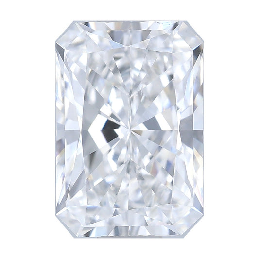 1.04 ct radiant lab-grown diamond, E color, VS1 clarity, IGI certified, still from its 360° video