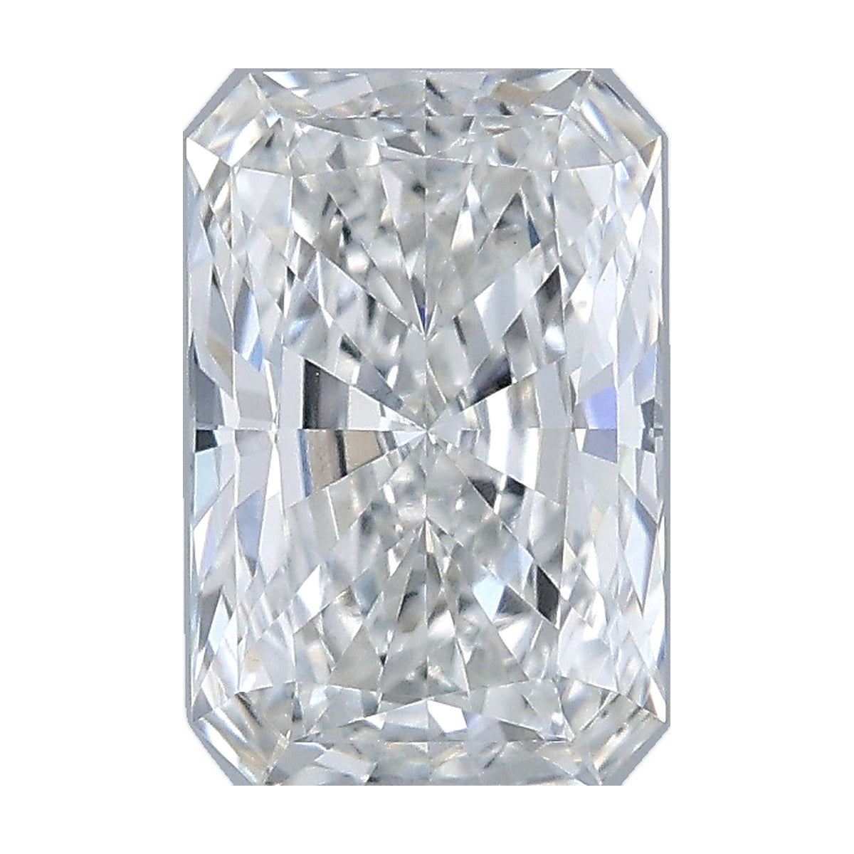 1.04 ct radiant lab-grown diamond, F color, VVS2 clarity, IGI certified, still from its 360° video