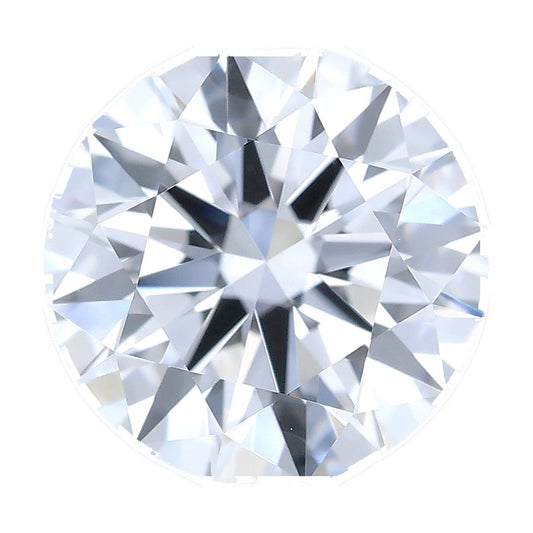 1.04 ct round lab-grown diamond, D color, VVS1 clarity, IGI certified, still from its 360° video