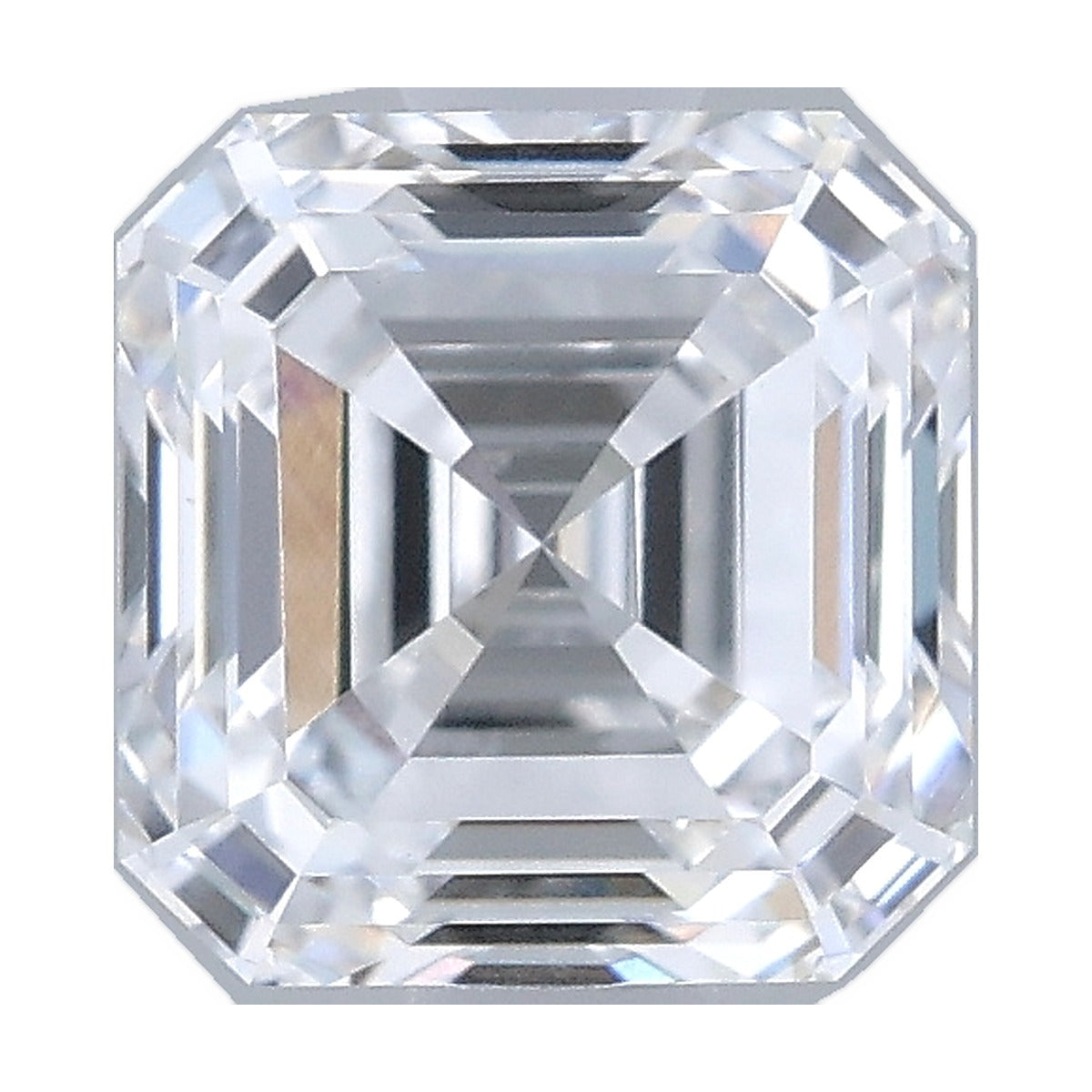 1.05 ct asscher lab-grown diamond, D color, VS1 clarity, IGI certified, still from its 360° video