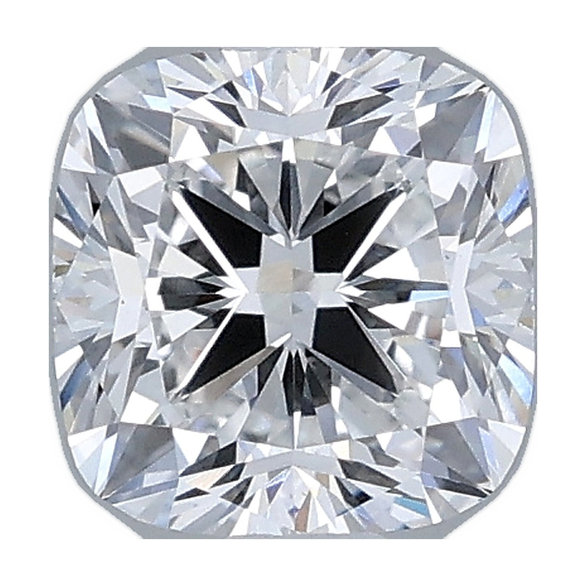 1.05 ct cushion lab-grown diamond, E color, VS1 clarity, IGI certified, still from its 360° video