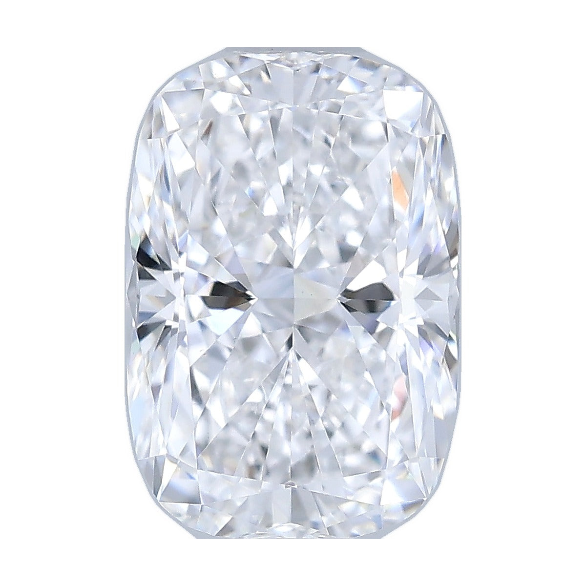 1.05 ct elongated cushion lab-grown diamond, D color, VS1 clarity, IGI certified, still from its 360° video