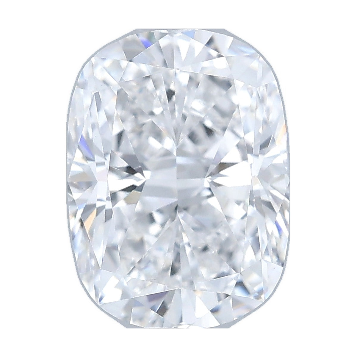 1.05 ct elongated cushion lab-grown diamond, D color, VS1 clarity, IGI certified, still from its 360° video