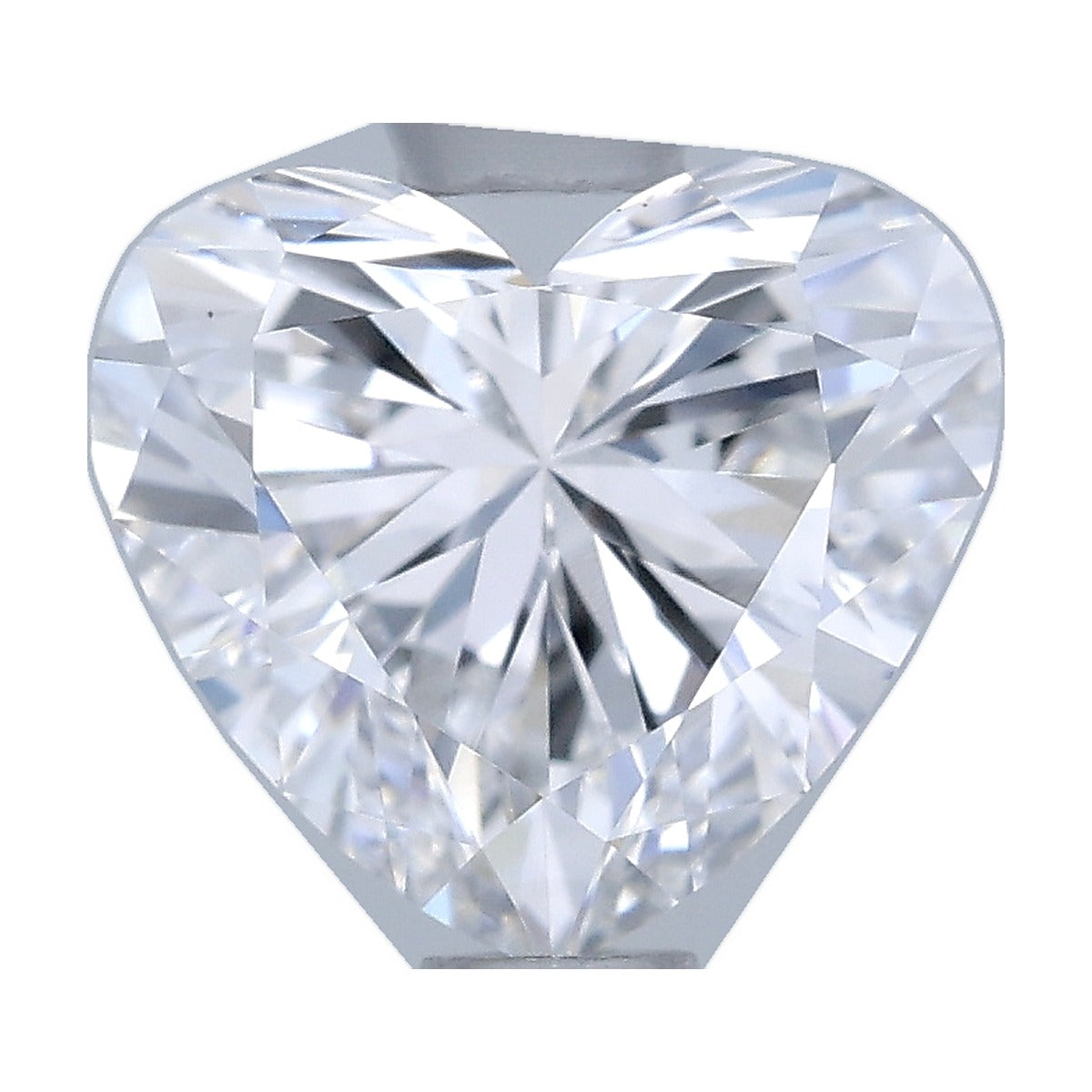 1.05 ct heart lab-grown diamond, D color, VS1 clarity, IGI certified, still from its 360° video