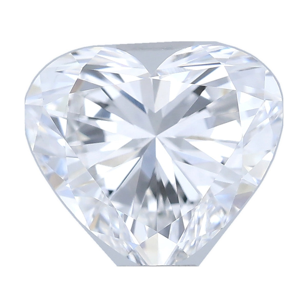 1.05 ct heart lab-grown diamond, D color, VS2 clarity, IGI certified, still from its 360° video