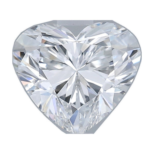 1.05 ct heart lab-grown diamond, E color, VS1 clarity, IGI certified, still from its 360° video