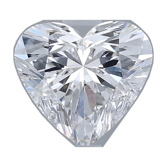 1.05 ct heart lab-grown diamond, E color, VS1 clarity, IGI certified, still from its 360° video