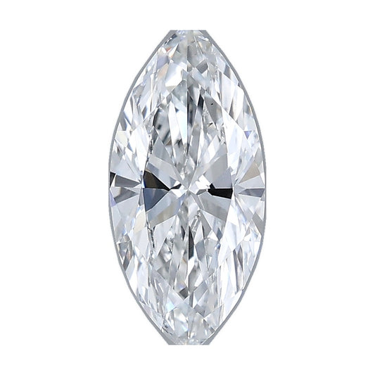 1.05 ct marquise lab-grown diamond, E color, VS1 clarity, IGI certified, still from its 360° video