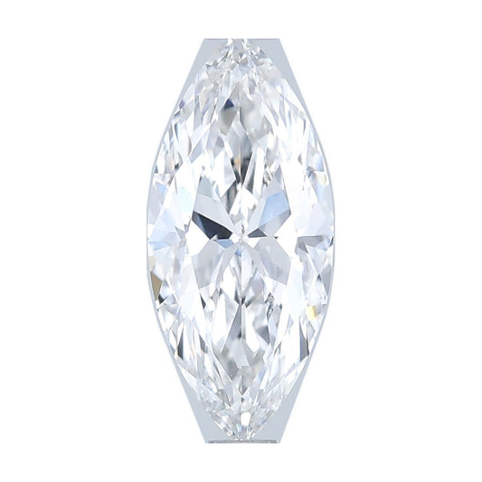 1.05 ct marquise lab-grown diamond, E color, VVS2 clarity, IGI certified, still from its 360° video