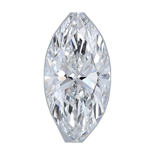 1.05 ct marquise lab-grown diamond, E color, VVS2 clarity, IGI certified, still from its 360° video